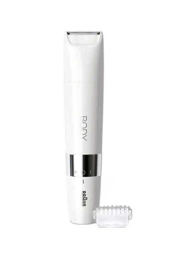 Braun BS 1000, Body Mini Trimmer  Wet & Dry with trimming comb, White. White