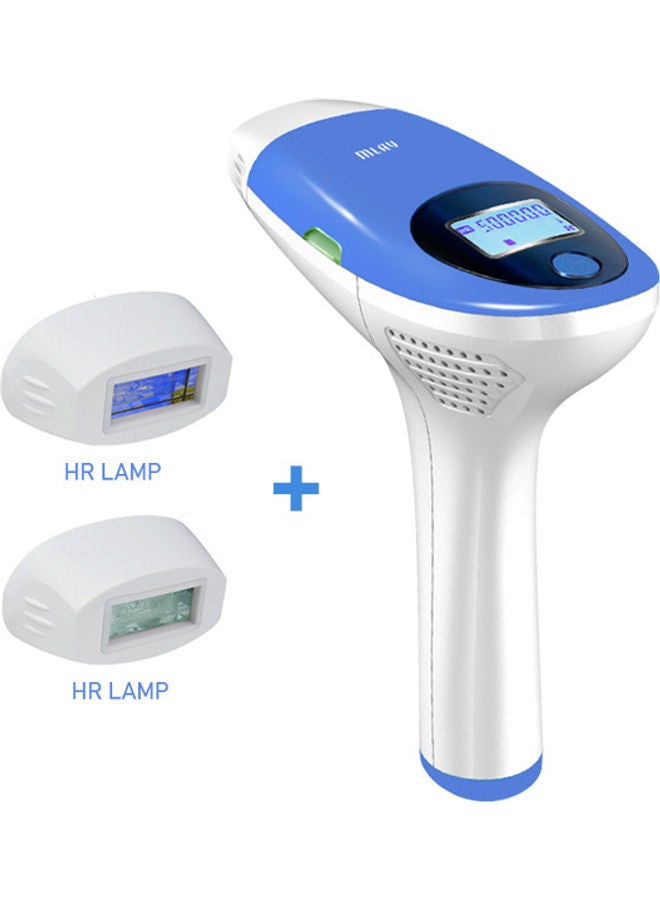 Hair Removal Device With 2HR Lamp Blue/White