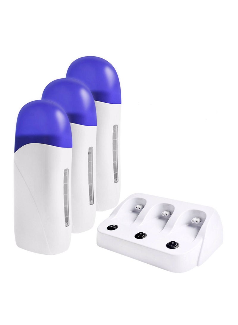 Depilatory Triple Wax Heater With Base  WW-1034