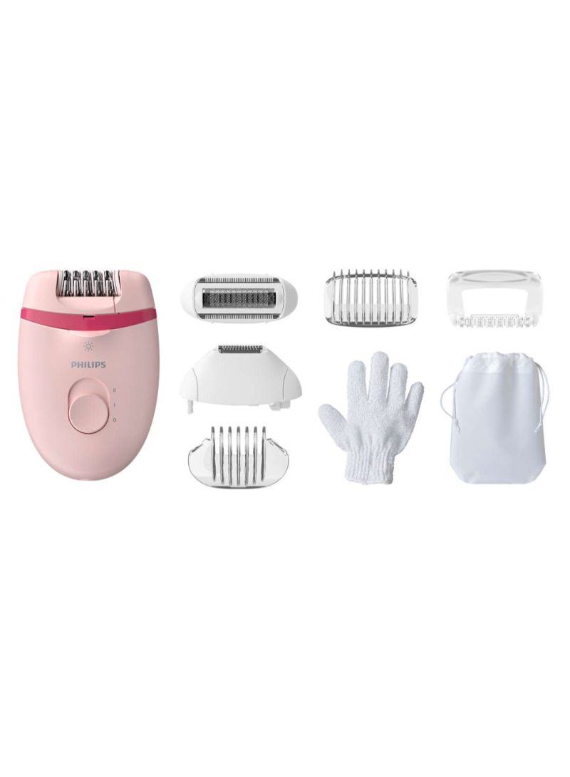 Satinelle Essential Corded Compact Epilator Pink/White/Silver