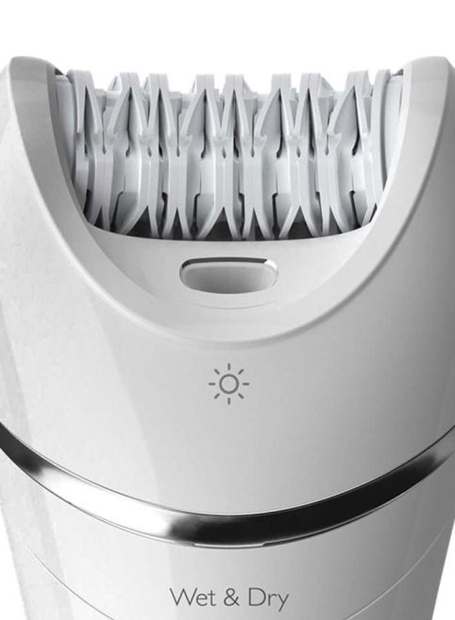 Epilator Series 8000 Wet And Dry epilator BRE710/01, 2 Years Warranty White/Pink