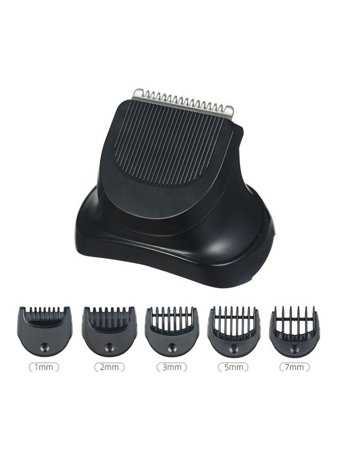 Replacement Shaver Head with 5 Limit Combs for Braun 3 and 5 Series Black