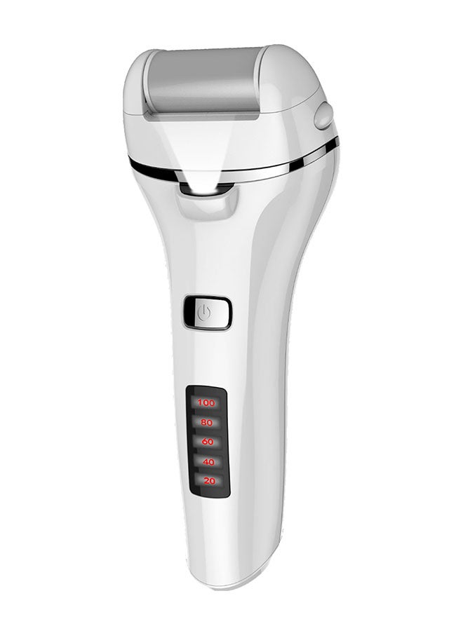 4-in-1 Rechargeable Ladies Epilator Set- GLS86059, 2 Speed Setting, Hair Shaver Head, Epilator Head, Callous Remover Coarse Head And Fine Head, Li-Ion 600mAhx1 Battery Operated White 26cm
