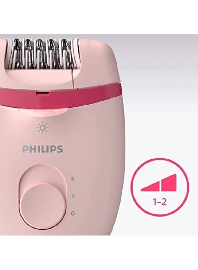 Satinelle Essential Corded Epilator With 5 Attachments Pink