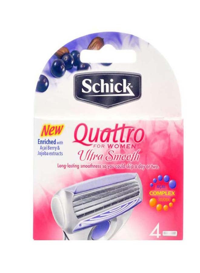 4-Cartridges Quattro Refill 10cm