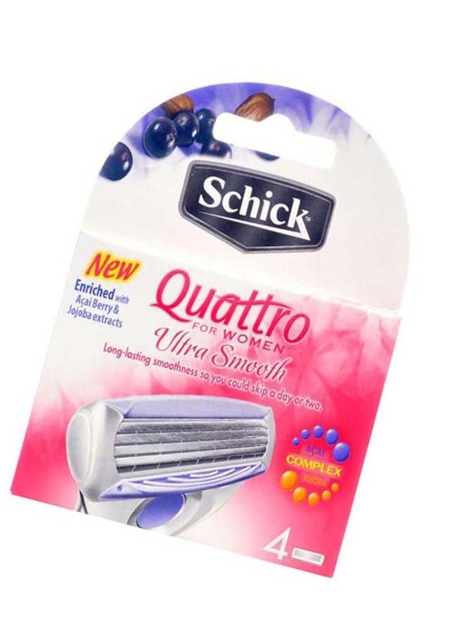 4-Cartridges Quattro Refill 10cm