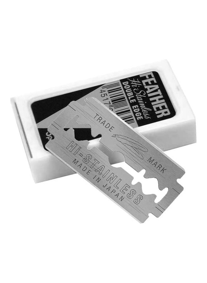 100 Razor Blades Silver