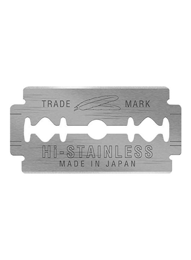 100 Razor Blades Silver