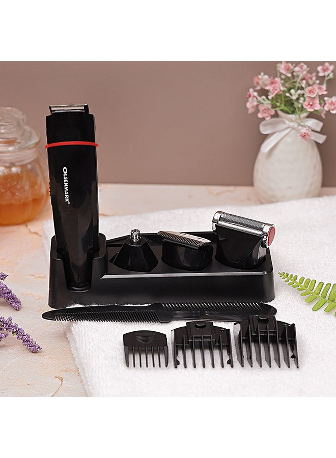 7-In-1 Rechargeable Trimmer Black 500grams