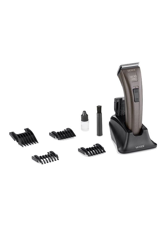 Genio Pro Hair Clipper With Interchangeable Battery Pack Black 280grams