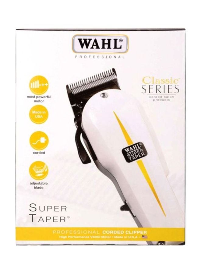 Corded Super Taper Hair Clipper Black/White/Yellow 8.1x19.8x25.4cm
