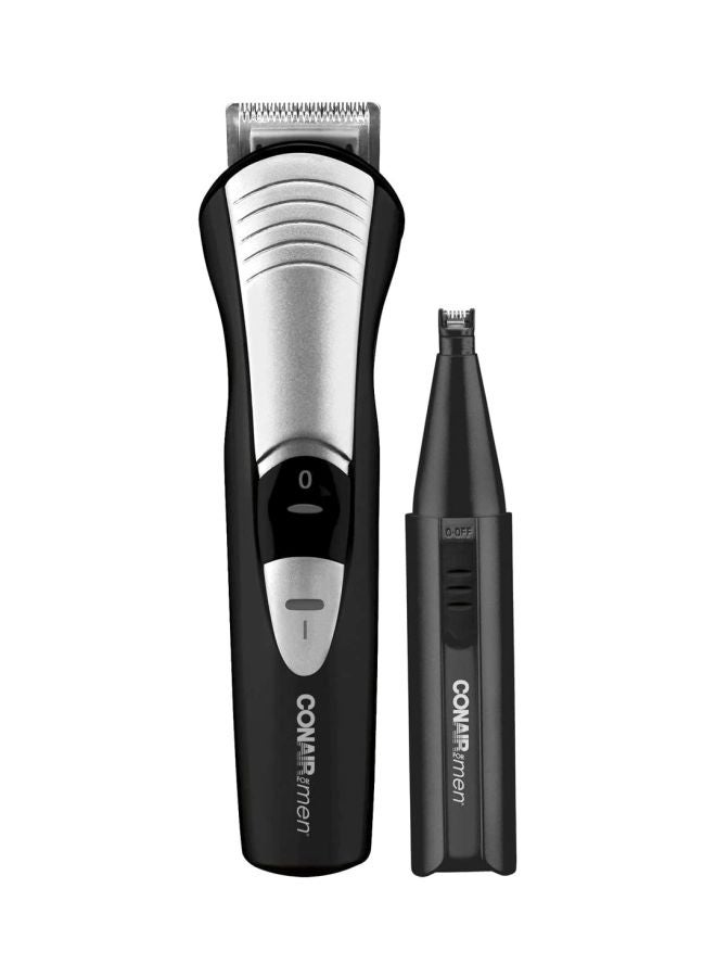 Cordless Trimmer Grooming Kit Black/Grey