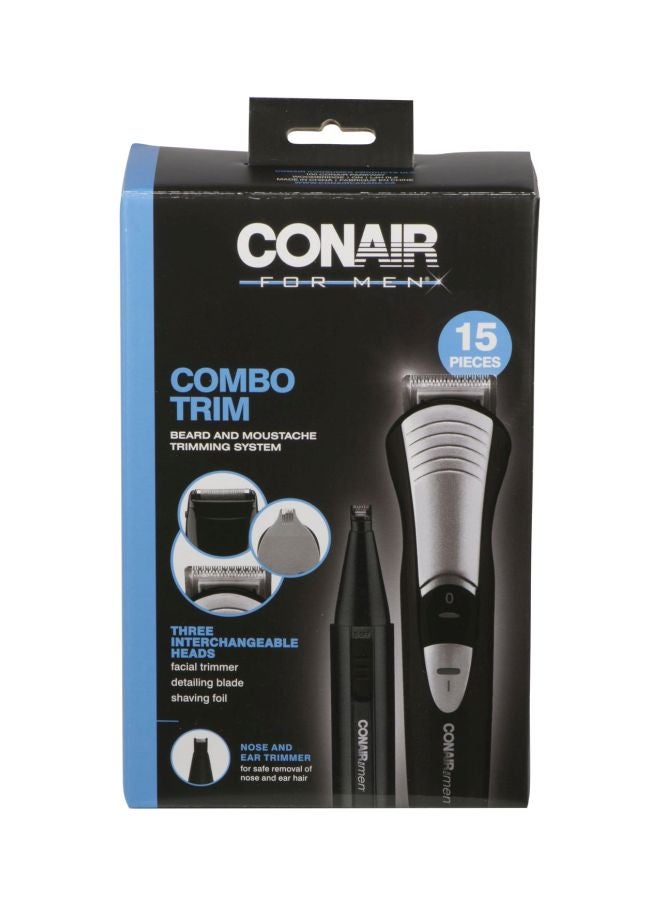Cordless Trimmer Grooming Kit Black/Grey