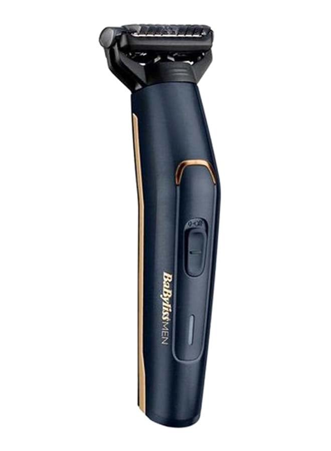 Body Groomer For Men - Versatile Body Grooming Options With Long Battery Life Three Comb Attachments Included Precise Trimming Performance And 8 Hour Charge 70 Min Run Time - BG120SDE, Navy Blue Black/Gold