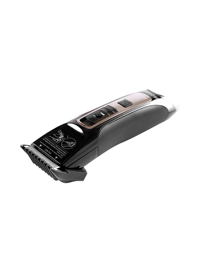 Professional Rechargeable Cordless Hair Trimmer Black 18cm