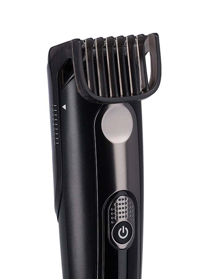 12 In 1 Professional Grooming Set Black/Silver 24.5cm