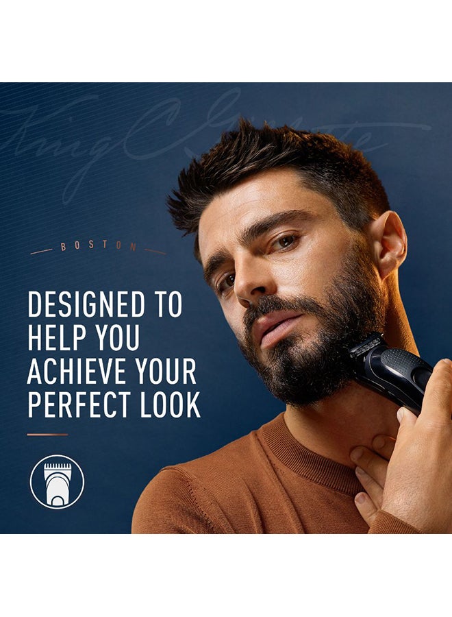 King C Beard Trimmer Kit With Lifetime Sharp Blades And 3 Interchangeable Combs