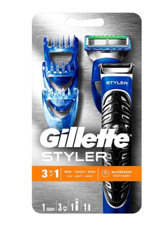 All Purpose Fusion Proglide Styler Beard Trimmer And Power Razor Multicolour