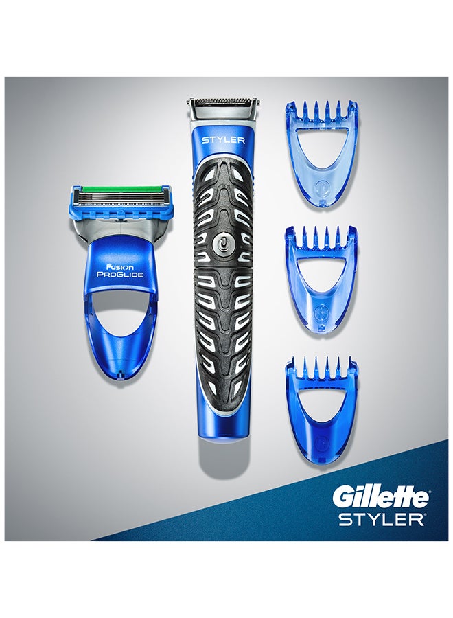 All Purpose Fusion Proglide Styler Beard Trimmer And Power Razor Multicolour