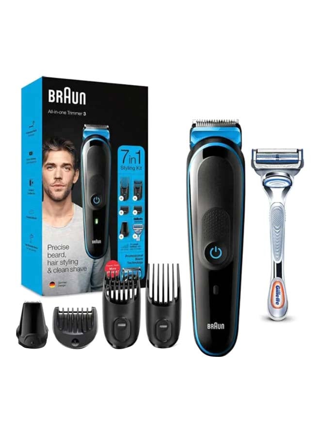 All In One Hair Trimmer Personal Care MGK3242 Black/Blue