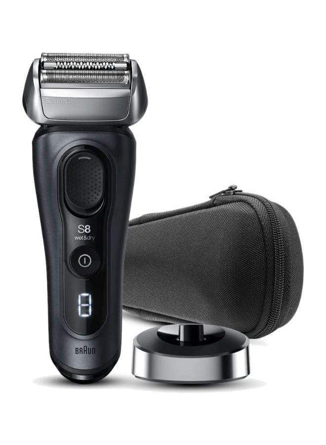 Series 8 Wet & Dry Shaver With Charging Stand And Travel Case 8413S Black 23.2 x 8 x 16.2cm