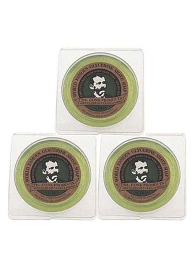3-Piece World Famous Glycerin Shave Soap