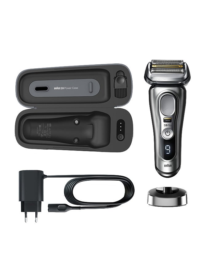 Series 9 Pro 9427s Wet & Dry Shaver With Power Case And Charging Stand Silver