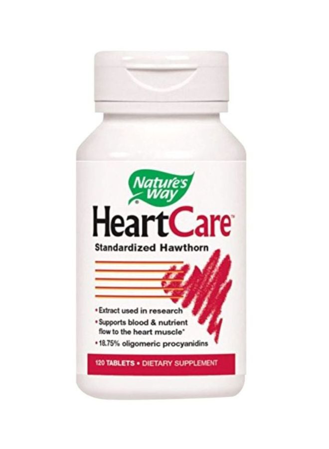 Heartcare Hawthorn Extract 160mg Dietary Supplement - 120 Tablets