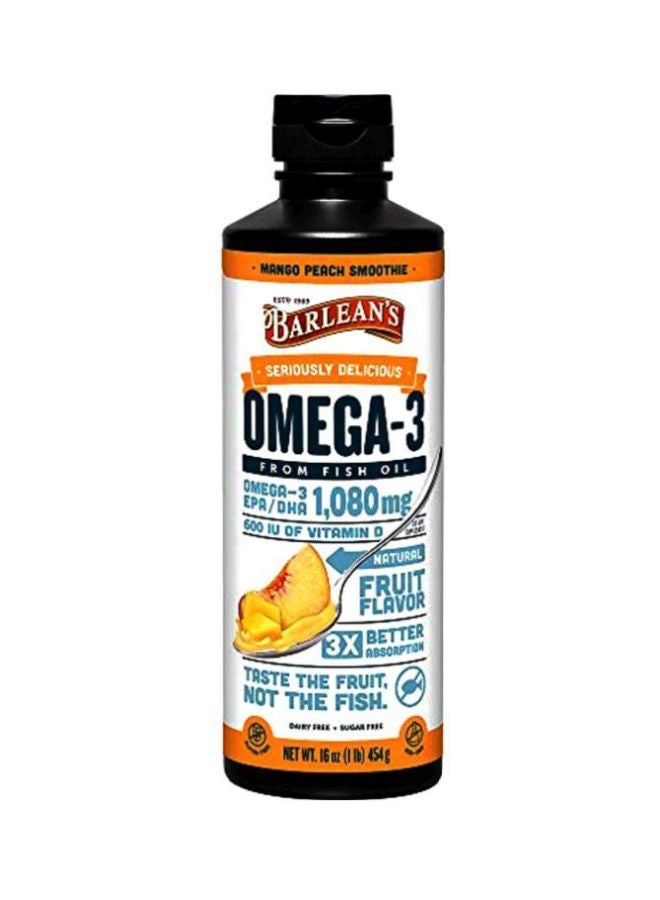 Omega-3 Fish Oil 1080mg - Mango Peach