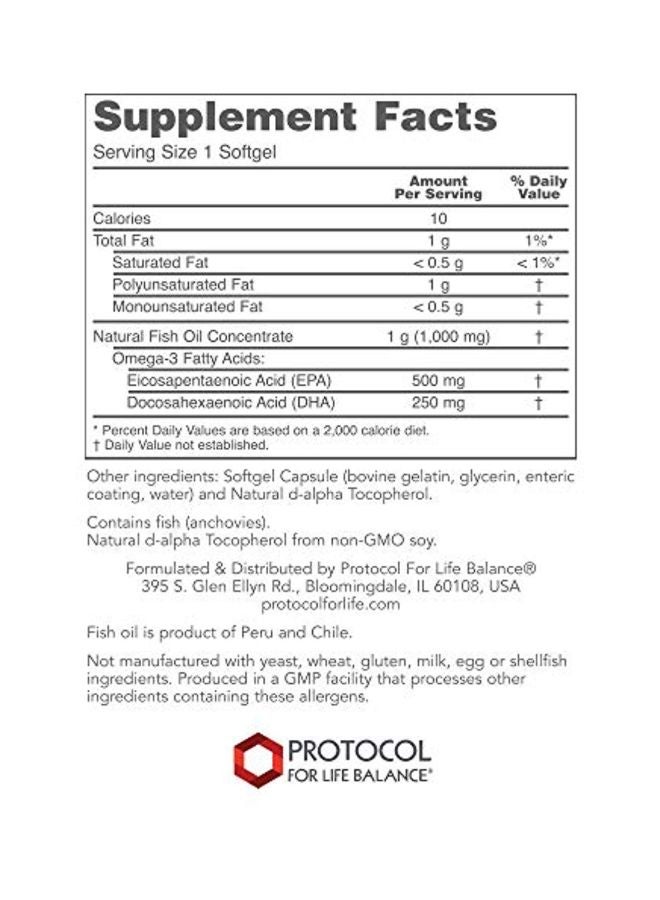 Ultra Omega-3 Dietery Supplement - 180 Softgels