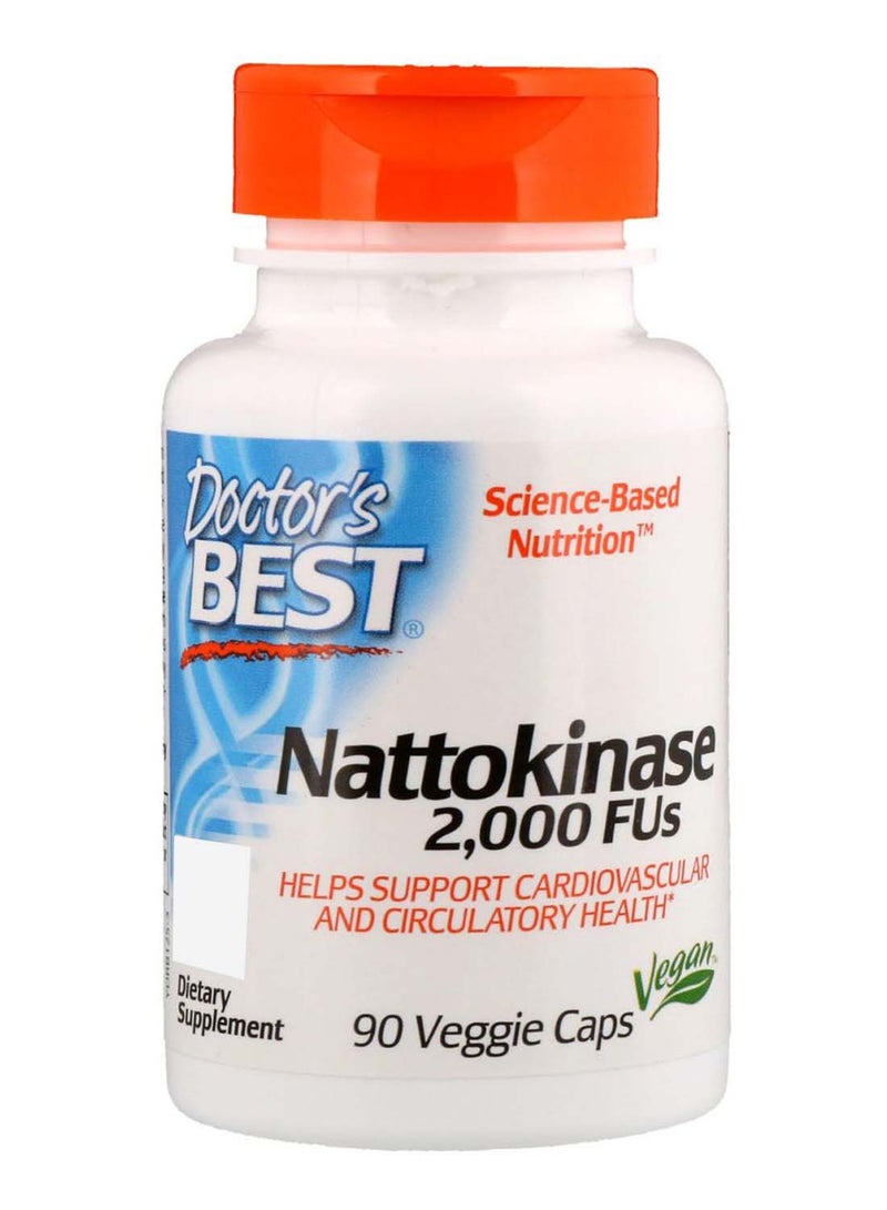 Nattokinase Help Support Cardiovascular And Circulatory Health - 90 Veggie Capsules