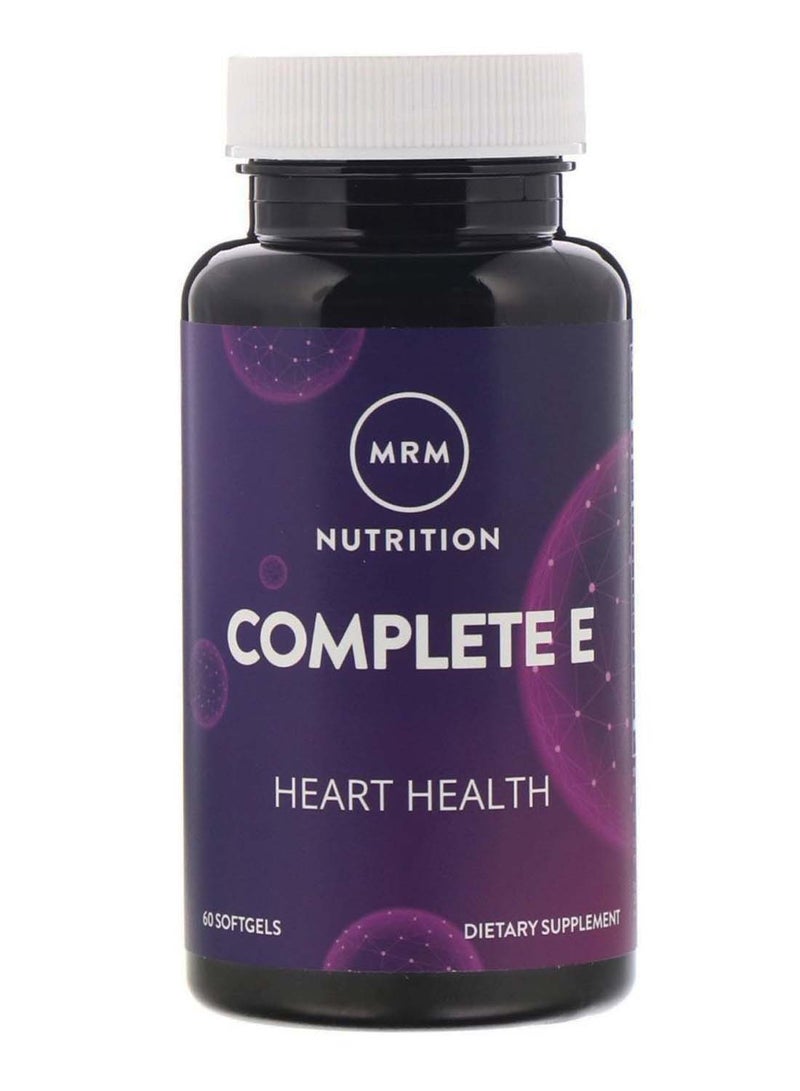 Nutrition Complete E For Heart Health - 60 Softgels