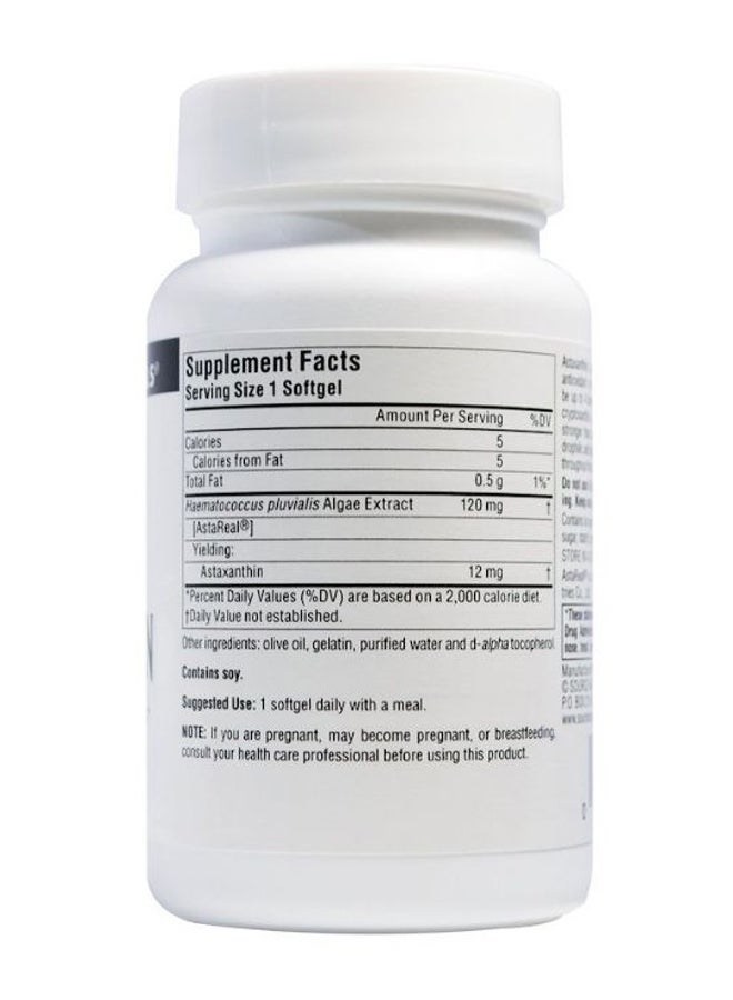 Astaxanthin Antioxidant Carotenoid - 60 Softgels