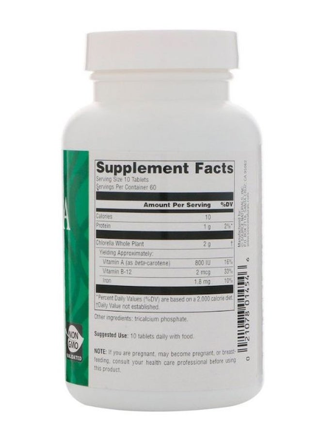 Yaeyama Chlorella Dietary Supplement - 600 Tablets