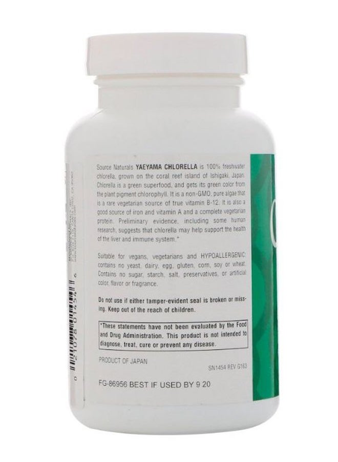 Yaeyama Chlorella Dietary Supplement - 600 Tablets