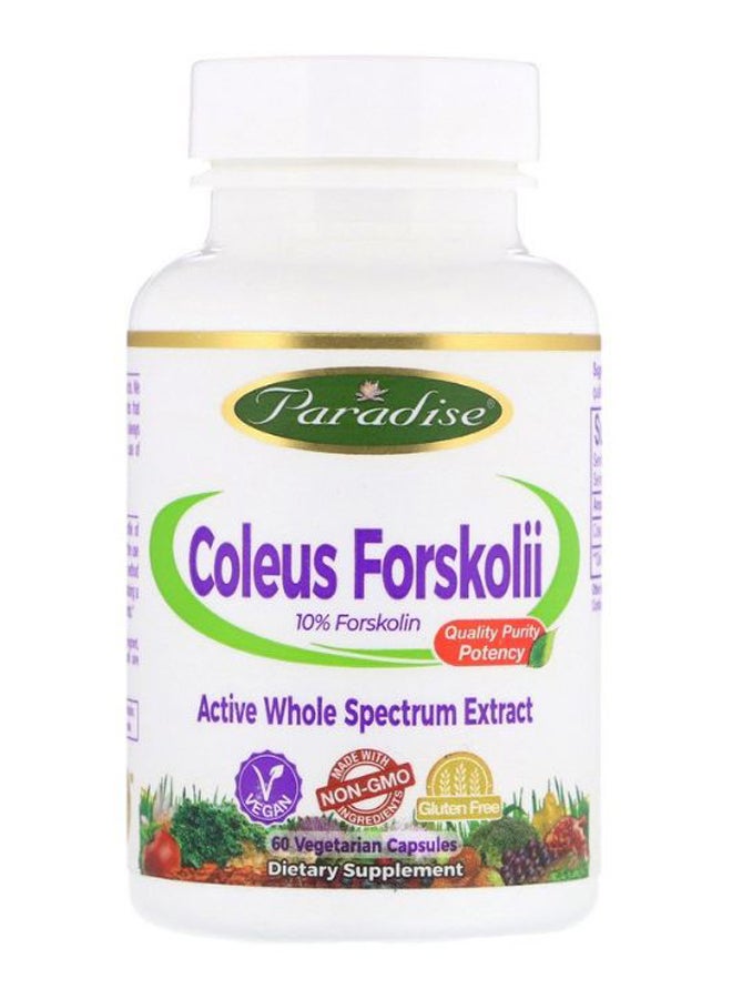 Coleus Forskolii Active Whole Spectrum Extract - 60 Capsules