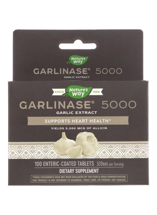 Garlic Extract Garlinase 5000 - 100 Tablet