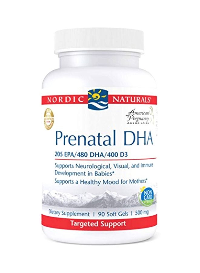 Prenatal DHA Dietary Supplement - 90 Soft gels