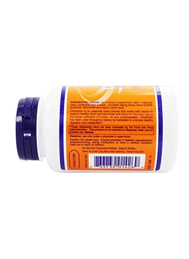 Tri-Chromium 500mcg Dietary Supplement - 180 Vegetarian Capsules