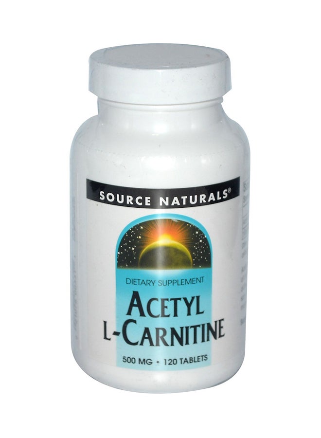 Acetyl L-Carnitine Dietary Supplement 500mg - 120 Tablets