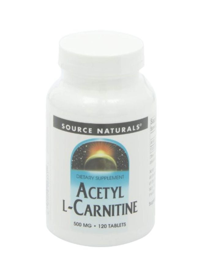 Acetyl L-Carnitine Dietary Supplement 500mg - 120 Tablets