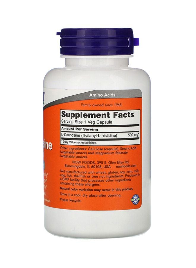 Pack Of 2 L-Carnosine - 100 Vcaps