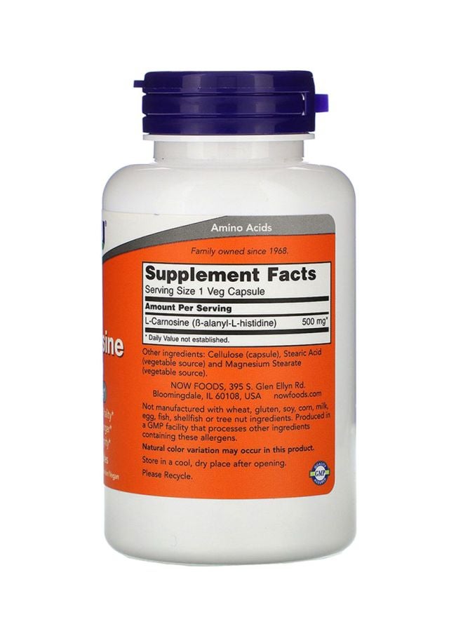 Pack Of 2 L-Carnosine - 100 Veg Capsules