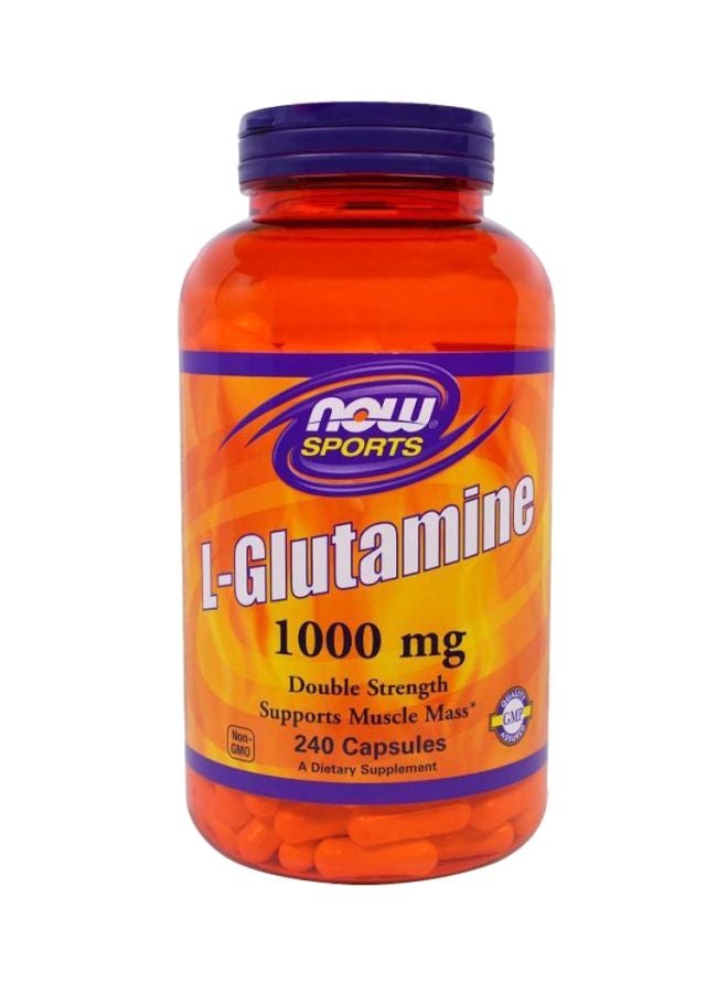 L-Glutamine Double Strength 1000mg - 240 Capsules