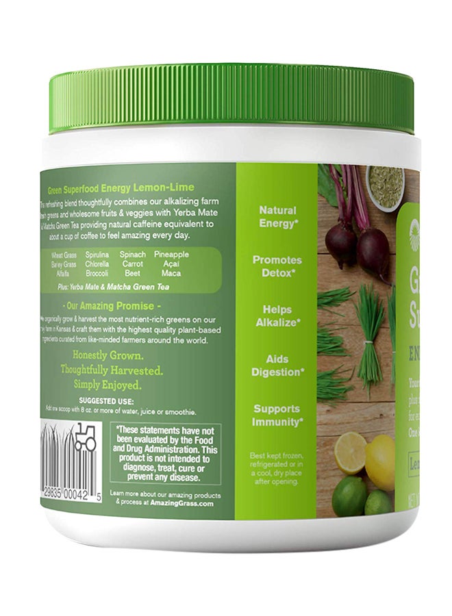 Green Superfood Energy Lemon Lime 210 gram