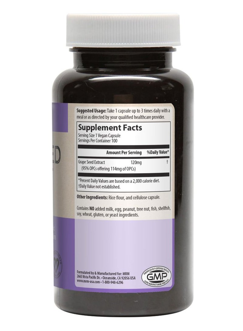 Grape Seed Extract - 100Capsules