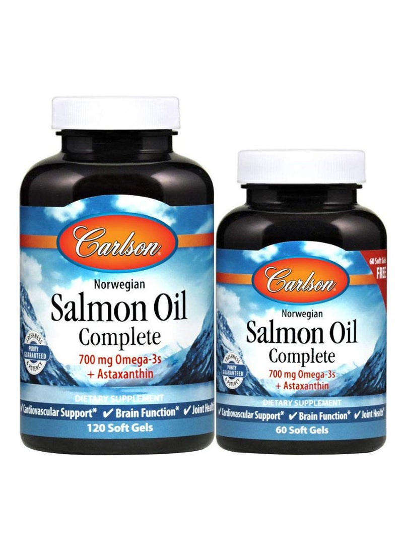 Pack Of 2 Salmon Oil Complete Dietary Supplement