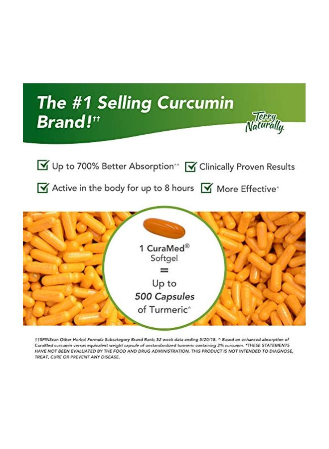 Superior Absorption Curcumin 375 MG - 120 Softgels