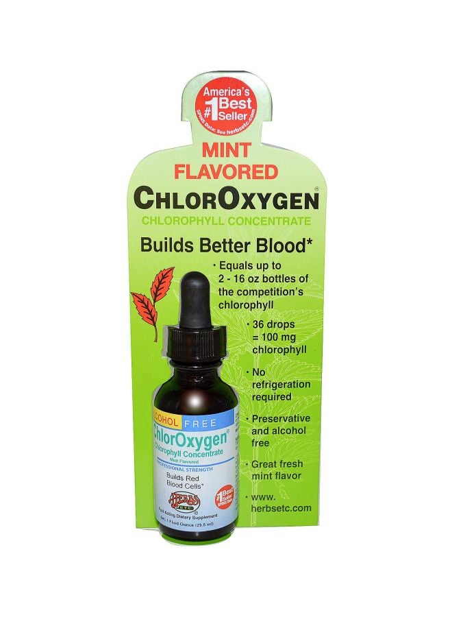 Chloroxygen Chlorophyll Concentrate Dietary Supplement - Mint