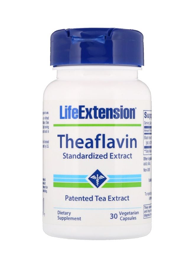 Theaflavin Standardized Extract Dietary Supplement - 30 Vegetarian Capsules